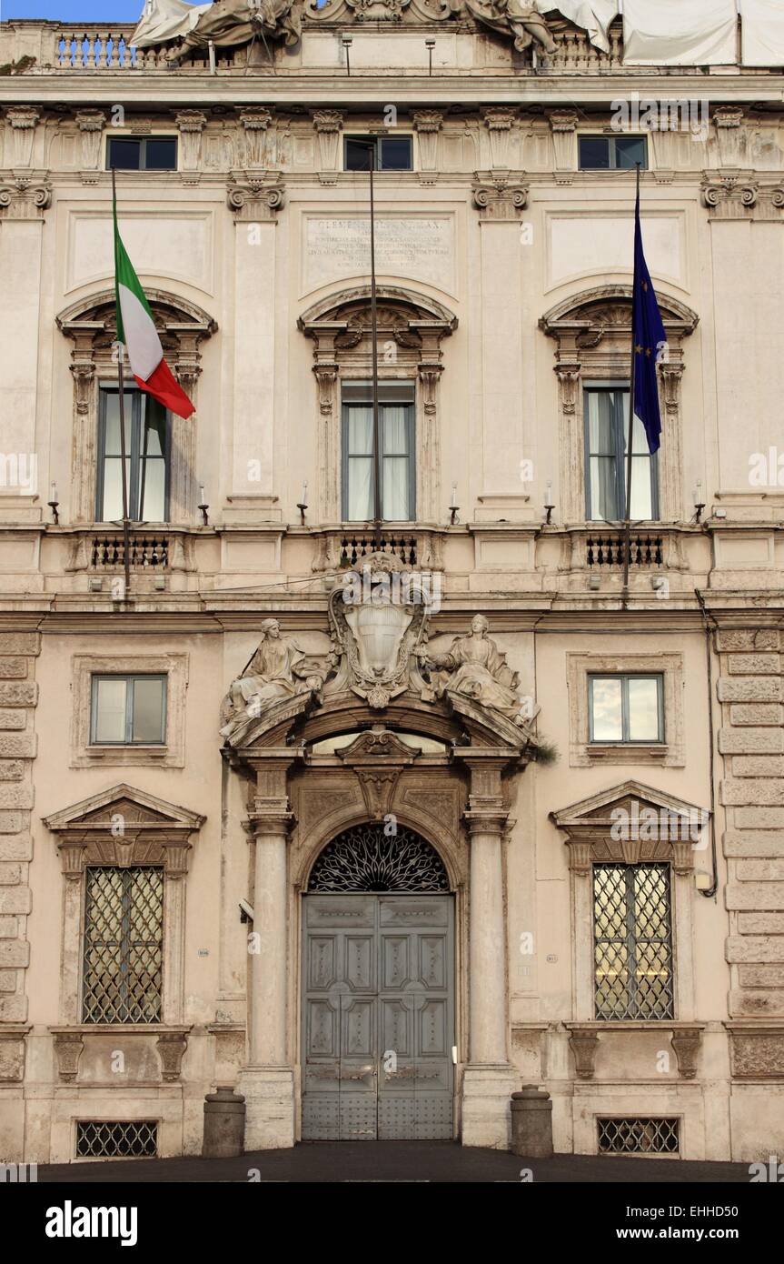 La Corte costituzionale Palace a Roma Foto Stock