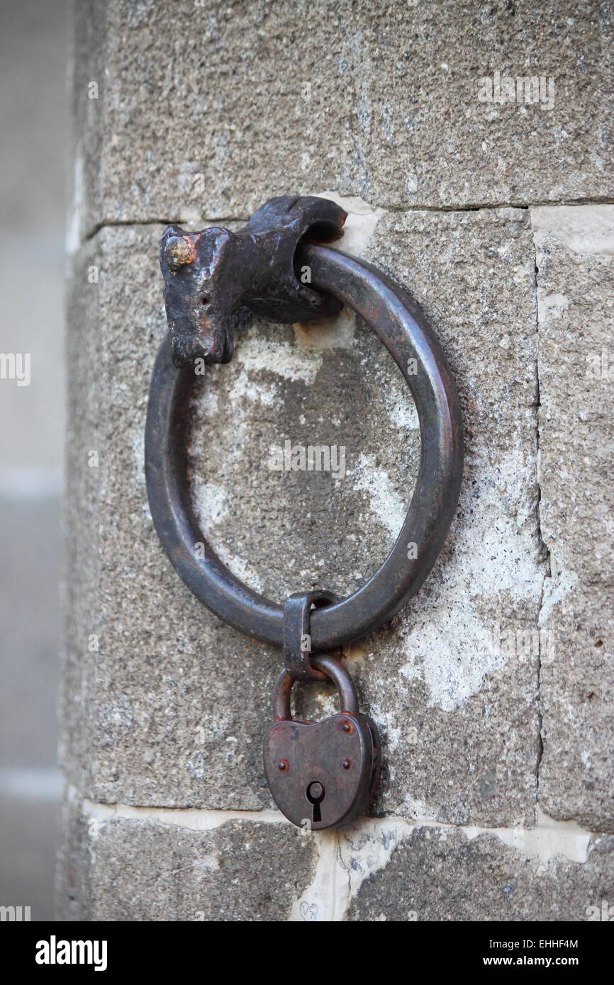 Maniglia di cavallo Foto Stock