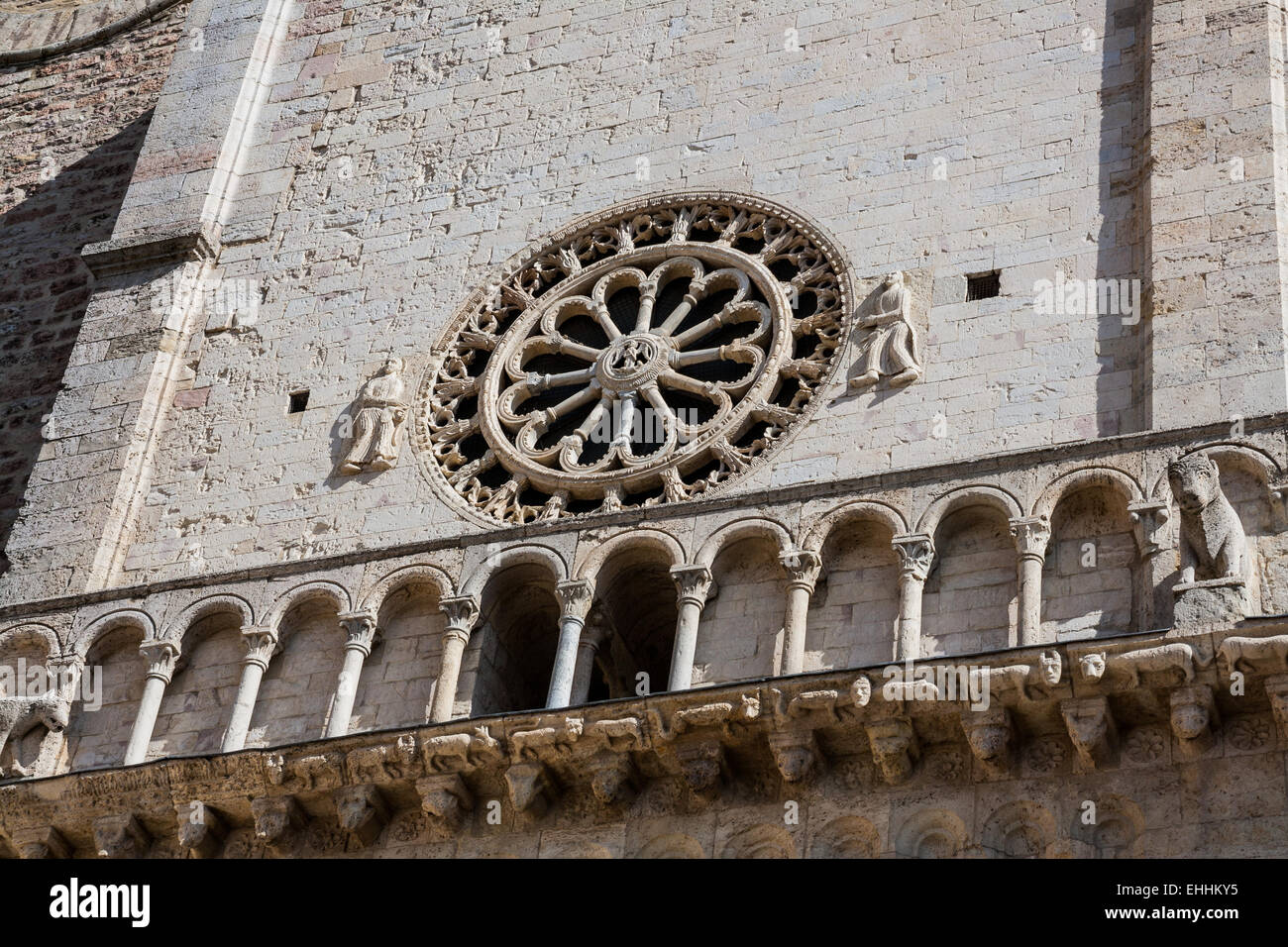 Chiesa di San Rufino, Assisi, Perugia, Umbria, Italia Foto Stock