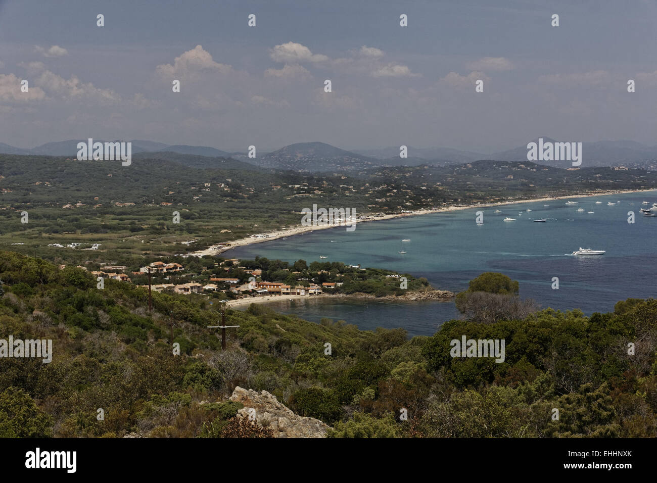 Cap Camarat, paesaggio a Cote d'Azur Foto Stock