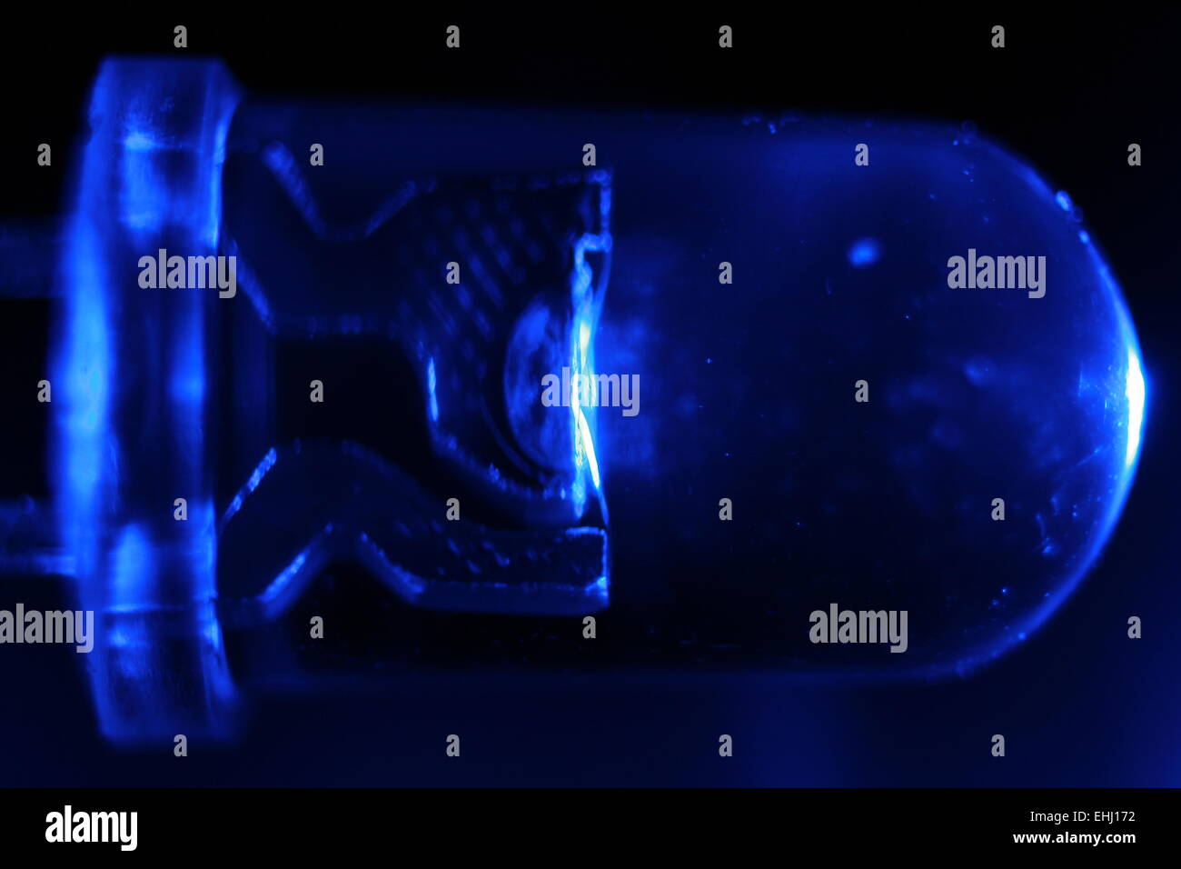 LED blu Foto Stock