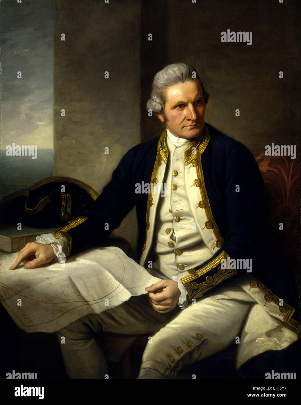 Il capitano James Cook Foto Stock