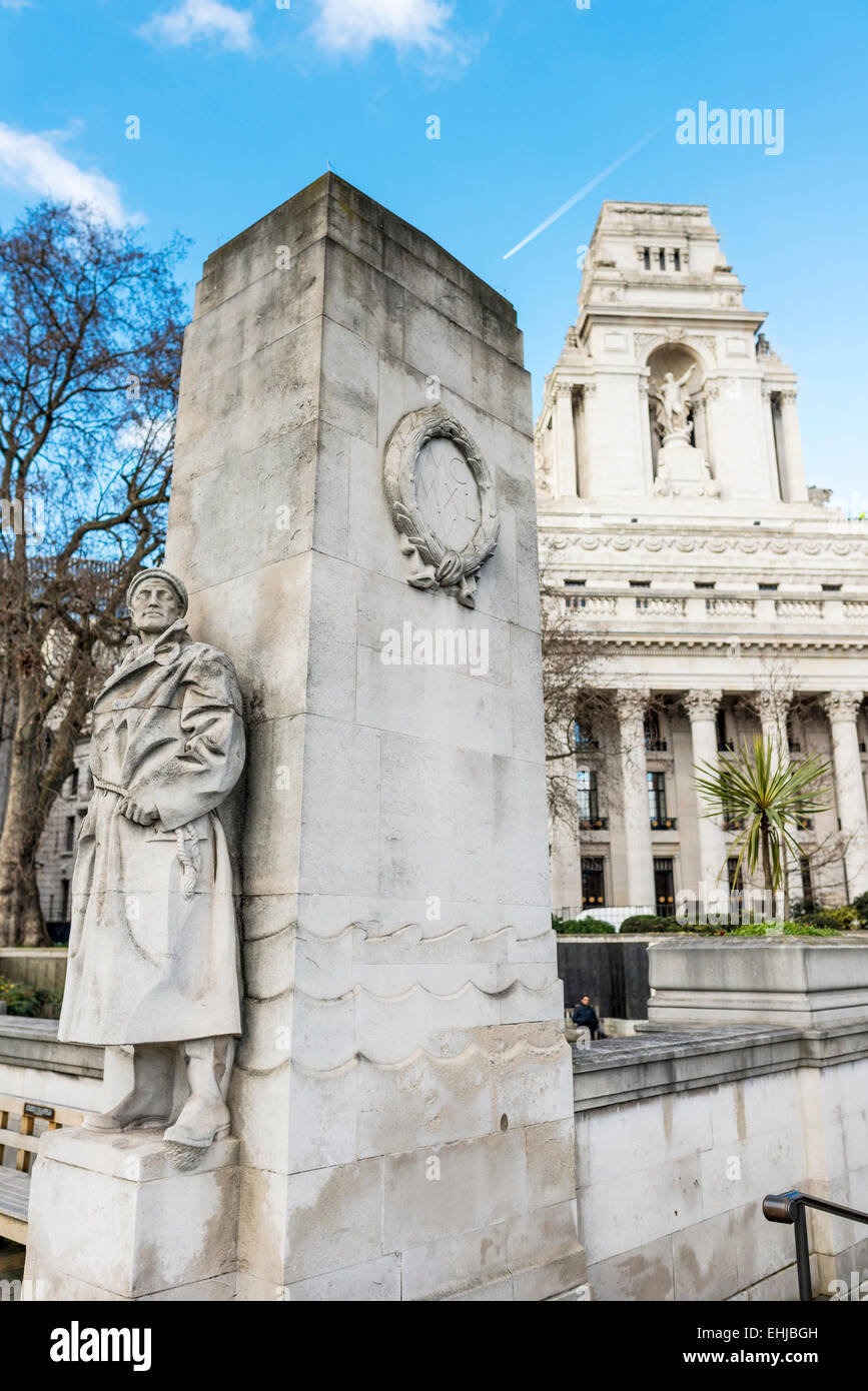 Il Tower Hill Memorial è una commissione delle tombe di guerra del Commonwealth War Memorial in Trinity Square Gardens, Londra Foto Stock