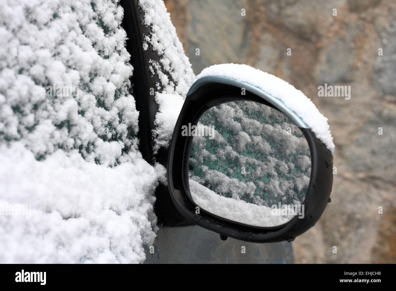 Previsioni meteo neve Foto Stock
