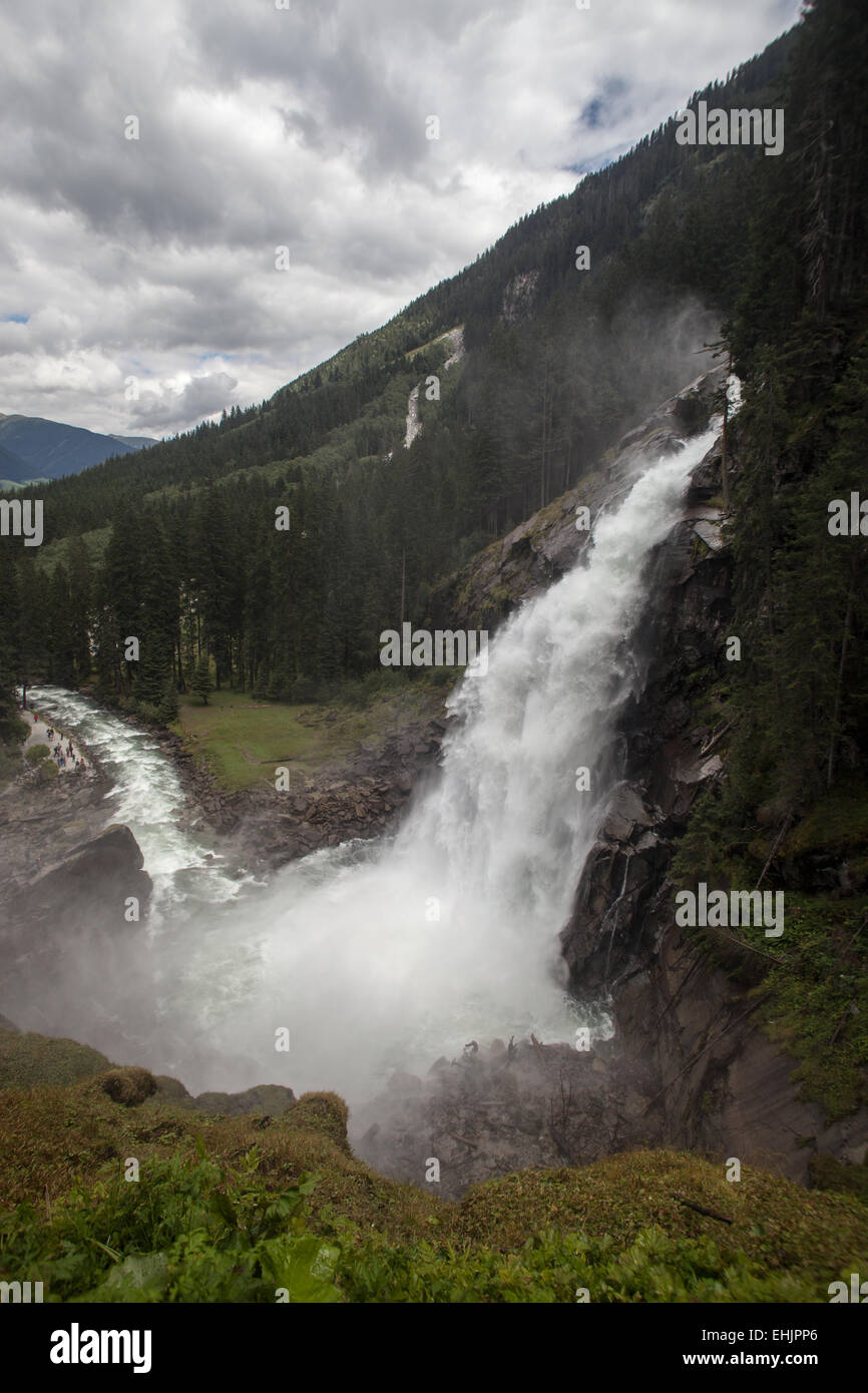 Cascate di Krimmler 3 Foto Stock