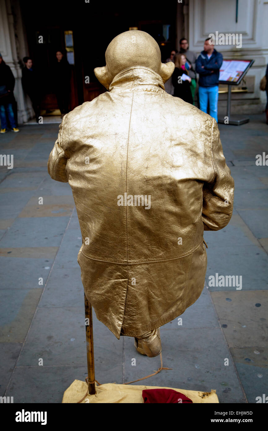 Statua turistico attrazione, Piccadilly Circus Foto Stock