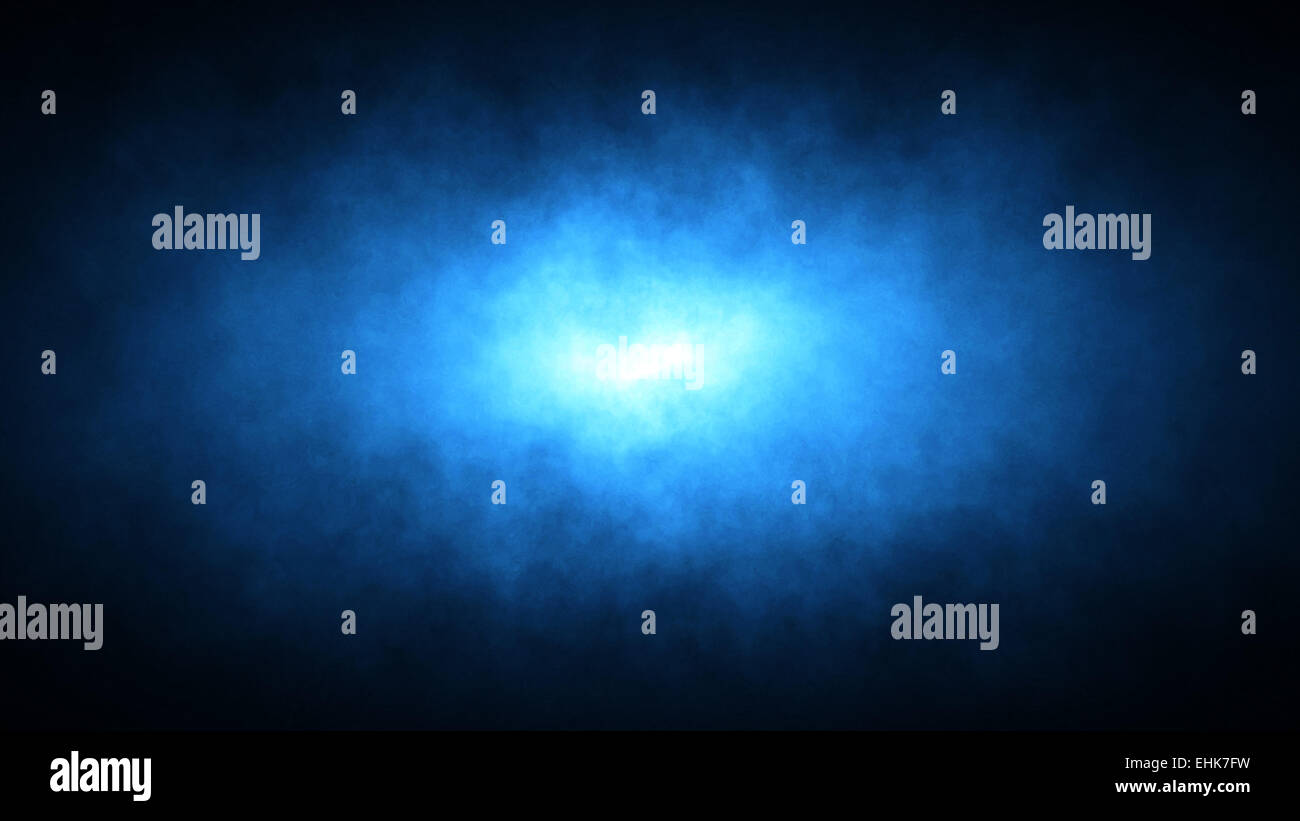 Liquido blu campo di energia Foto Stock