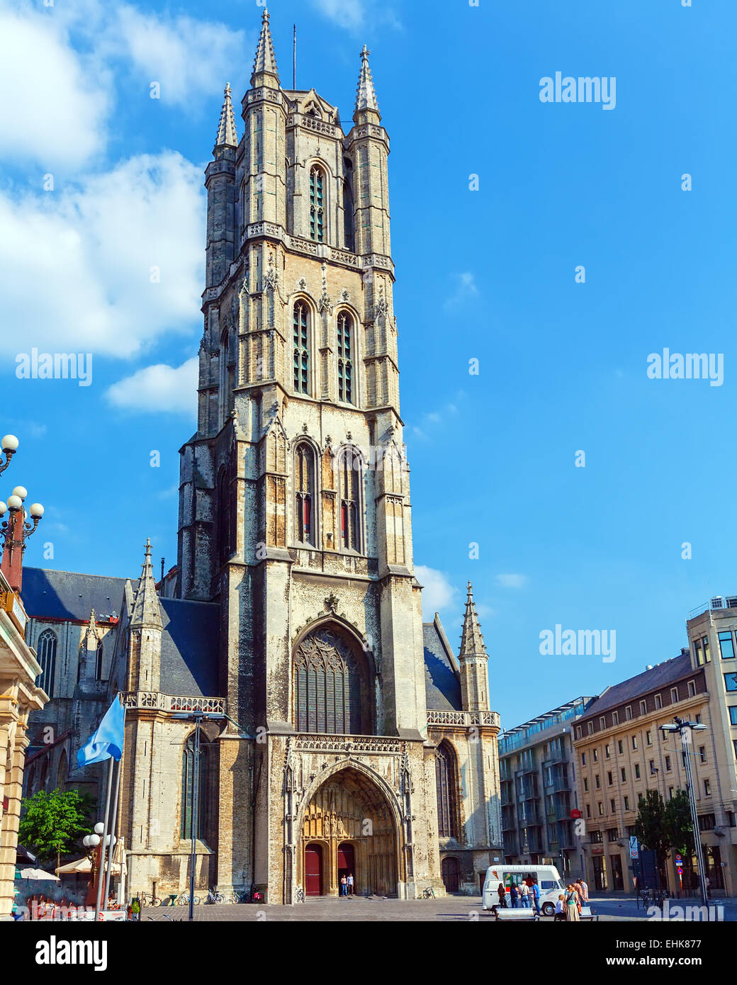 Cattedrale di San Bavone (XIV secolo - XVI secolo), Gent, Belgio Foto Stock