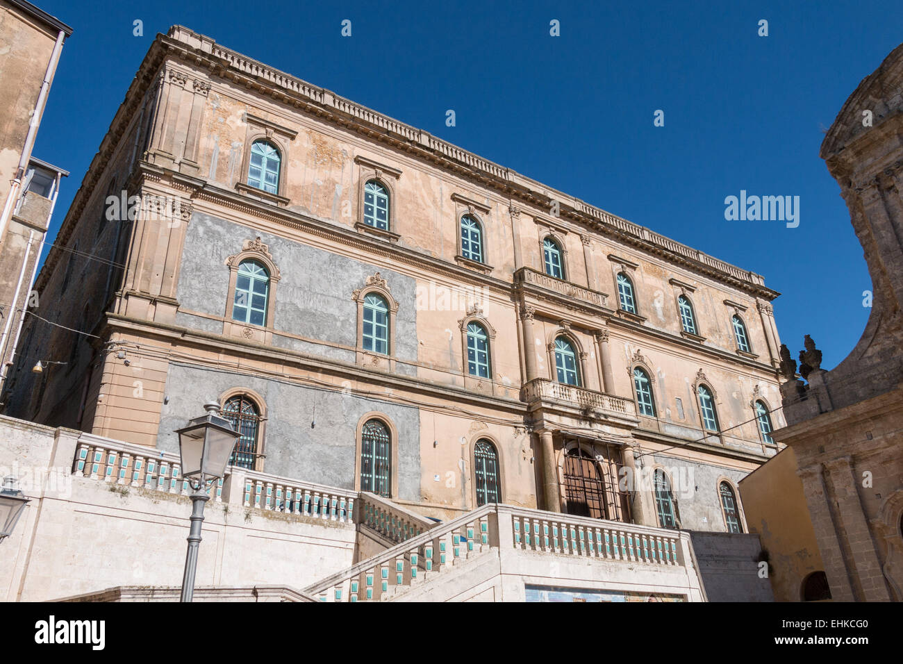 Caltagirone Sicilia Italia Europa City Hall Foto Stock