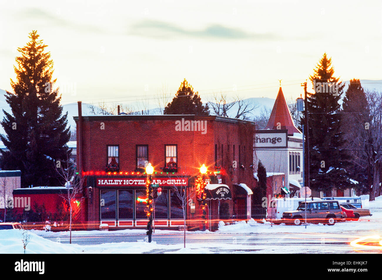 Hailey, Idaho - gennaio 15: hailey, Idaho on gennaio 15, 1998. Foto Stock