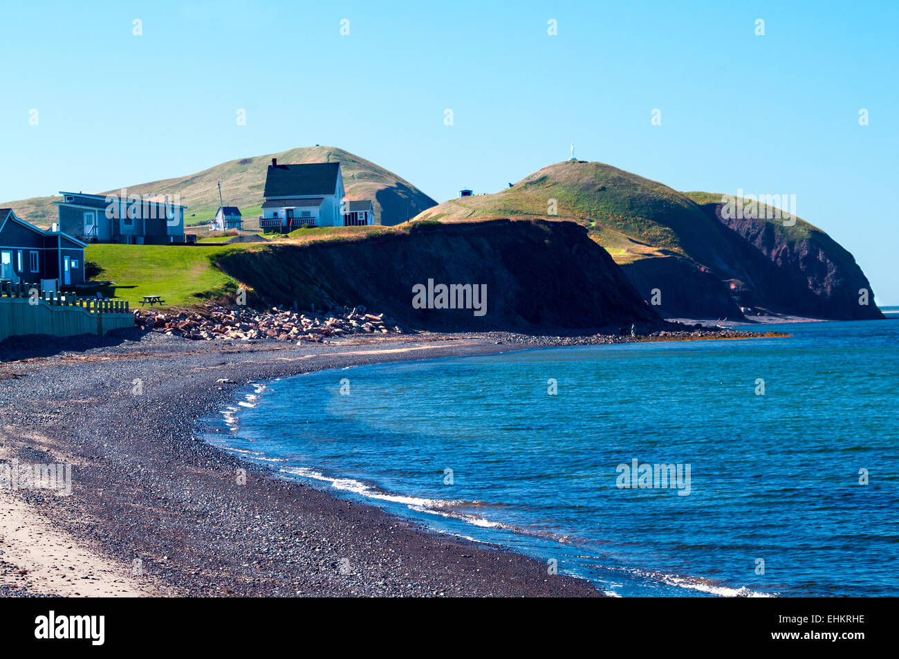 Spiaggia a La Grave Foto Stock