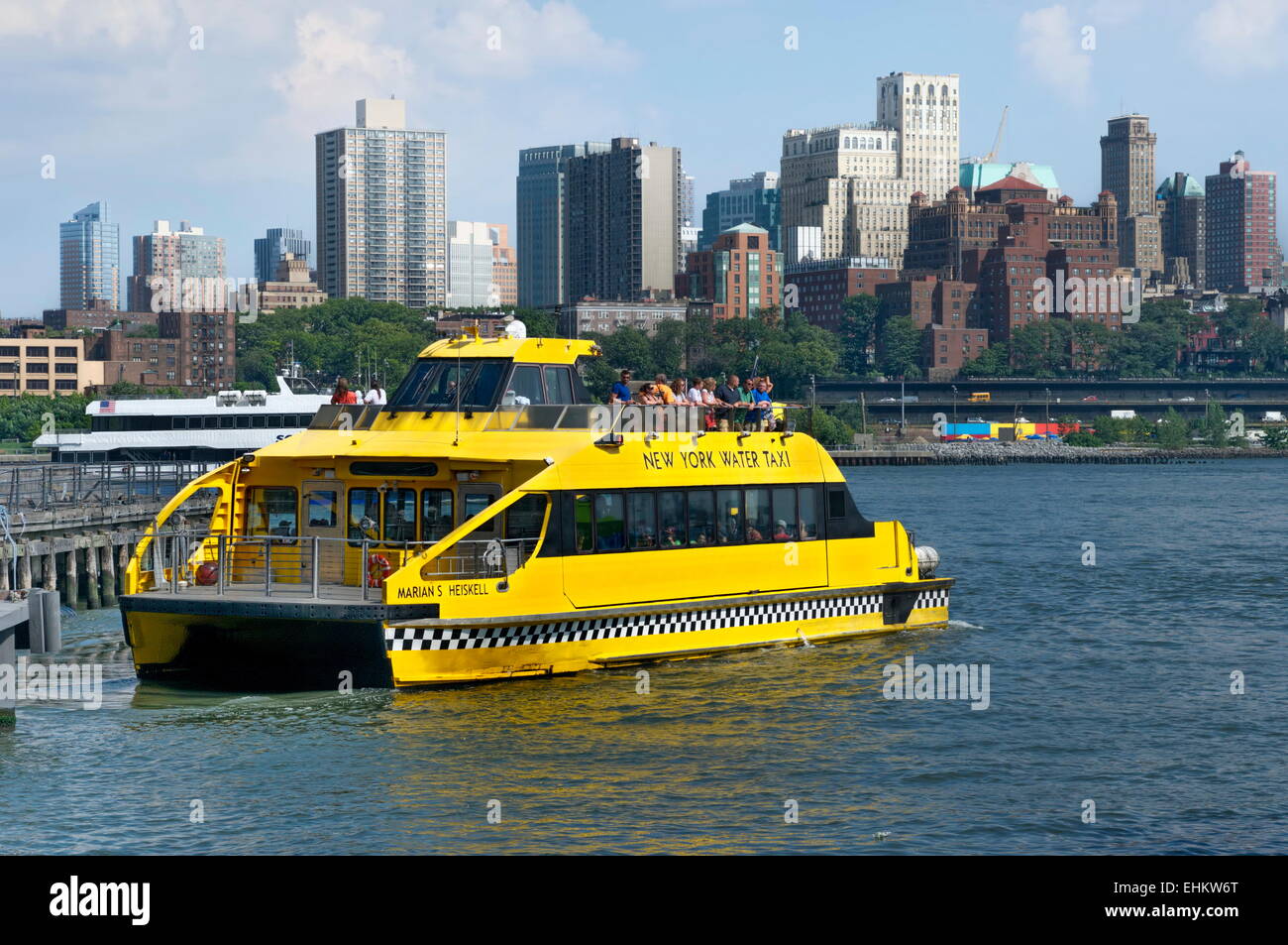 La città di New York Water Taxi Foto Stock