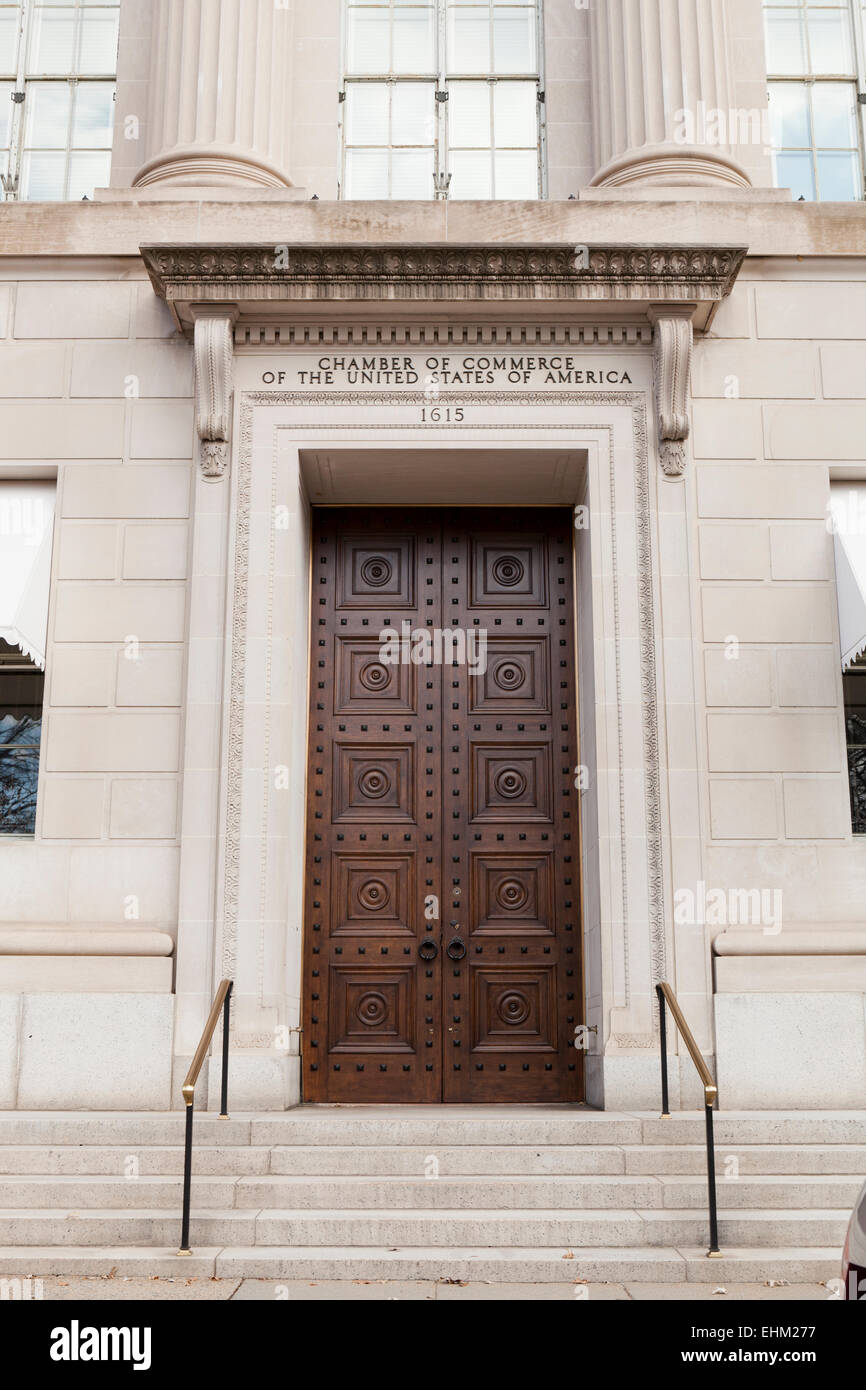 Camera di Commercio degli Stati Uniti edificio - Washington DC, Stati Uniti d'America Foto Stock