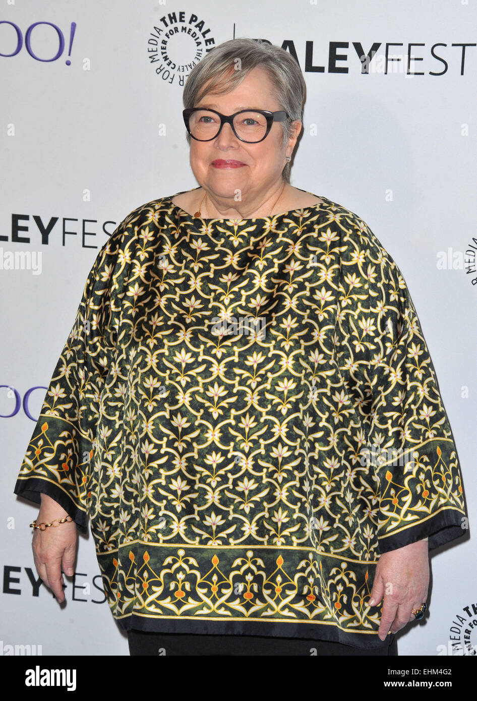 Los Angeles, California, USA. Xv Mar, 2015. Kathy Bates frequentando il Paley Centre for Media la trentaduesima PALEYFEST annuale L.A. ''American orrore storia: Freak Show" tenutosi presso il Teatro Dolby in Hollywood, la California il 13 marzo 2015. 2015 . 2015 Credit: D. lunga/Globe foto/ZUMA filo/Alamy Live News Foto Stock