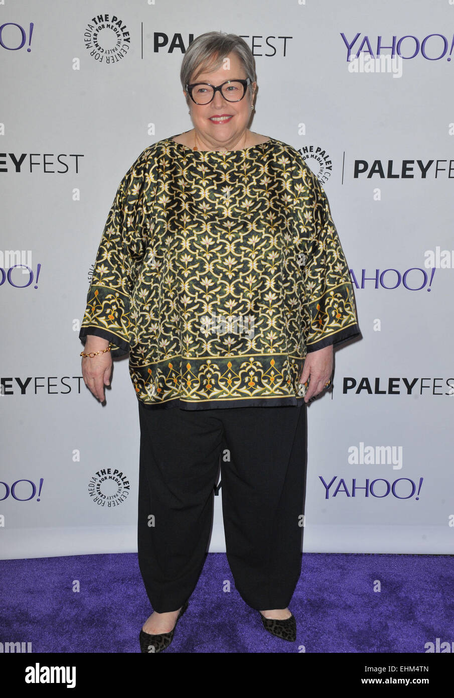 Los Angeles, California, USA. Xv Mar, 2015. Kathy Bates frequentando il Paley Centre for Media la trentaduesima PALEYFEST annuale L.A. ''American orrore storia: Freak Show" tenutosi presso il Teatro Dolby in Hollywood, la California il 13 marzo 2015. 2015 . 2015 Credit: D. lunga/Globe foto/ZUMA filo/Alamy Live News Foto Stock