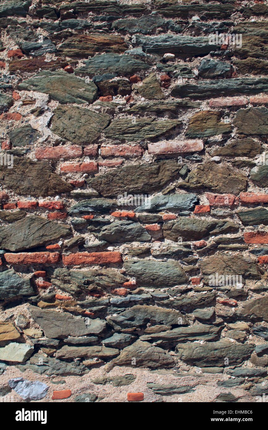 Vecchio muro sfondo Foto Stock