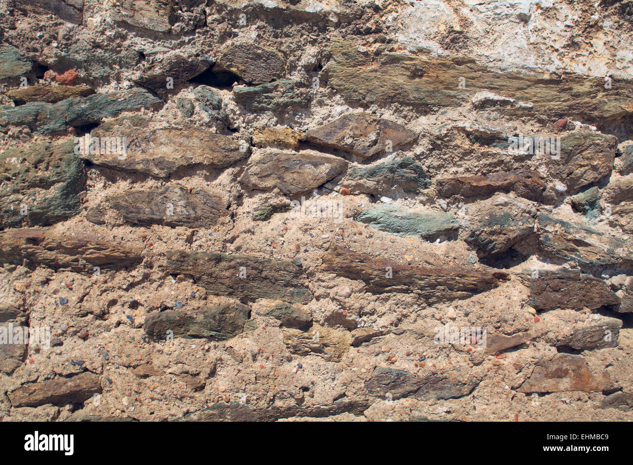 Vecchio muro sfondo Foto Stock