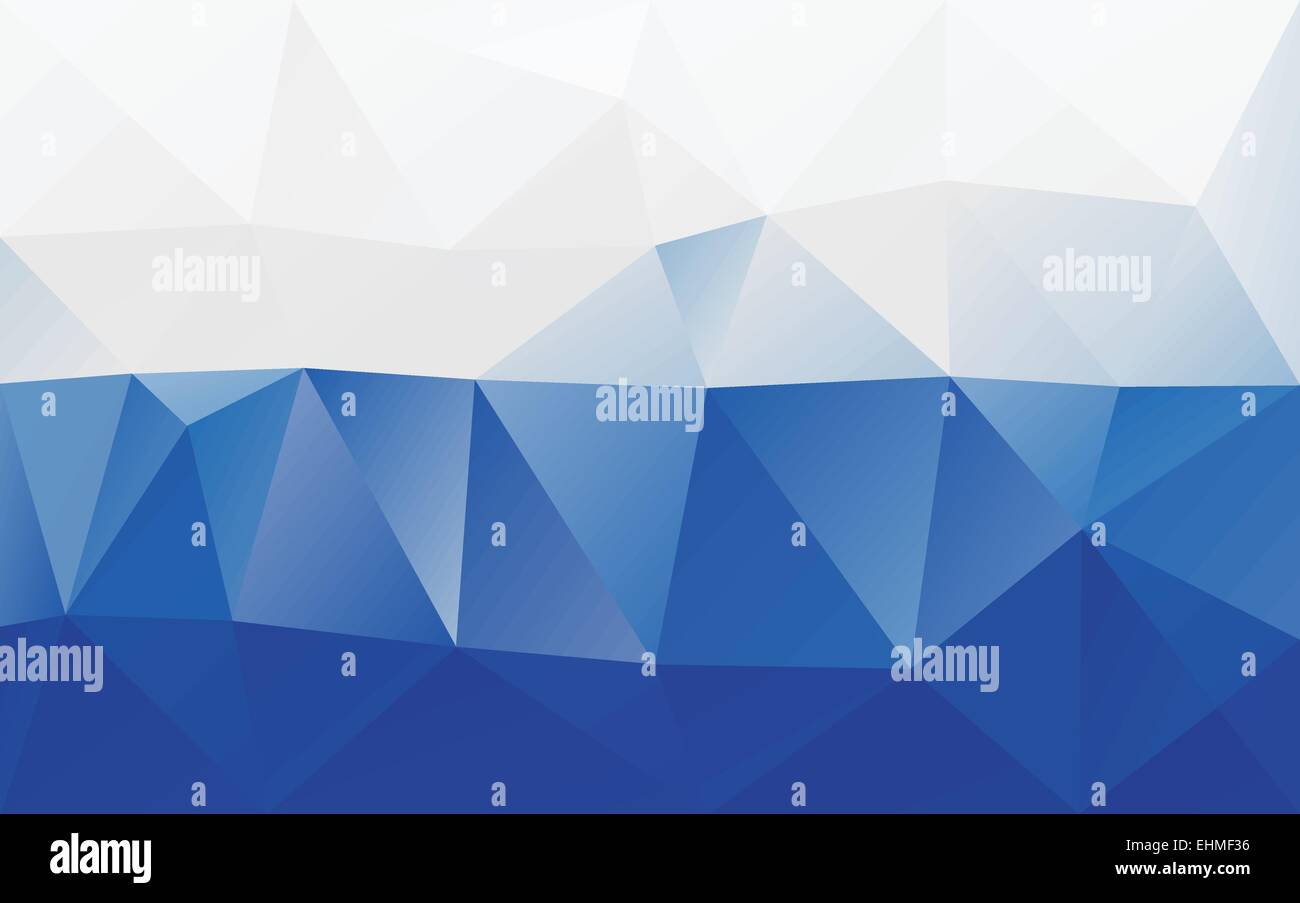San Marino - Bandiera triangolare pattern poligonali Illustrazione Vettoriale