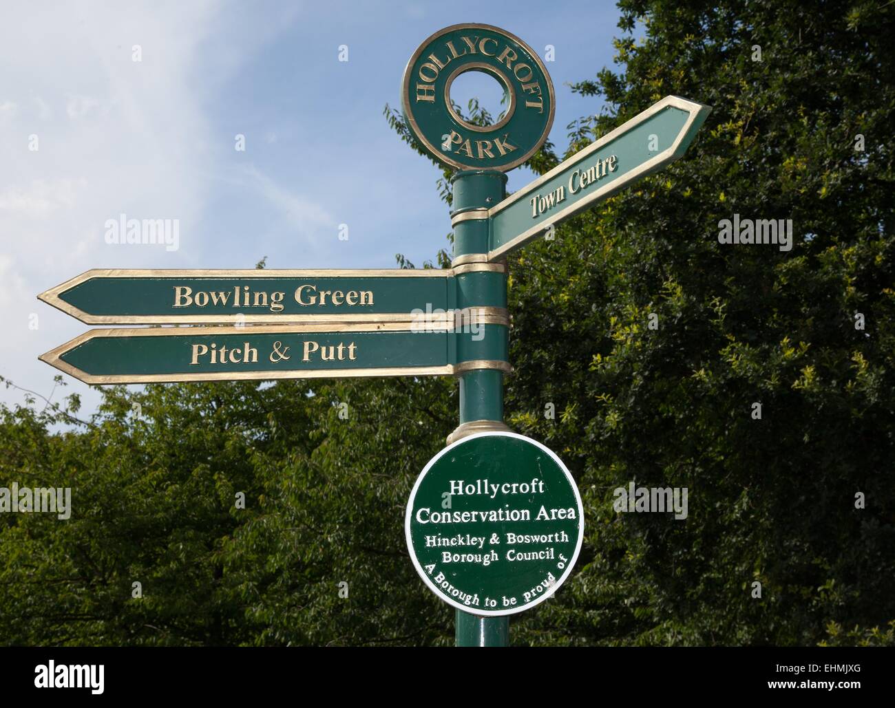 Parco Hollycroft Hinckley, Leicestershire, Regno Unito. Foto Stock