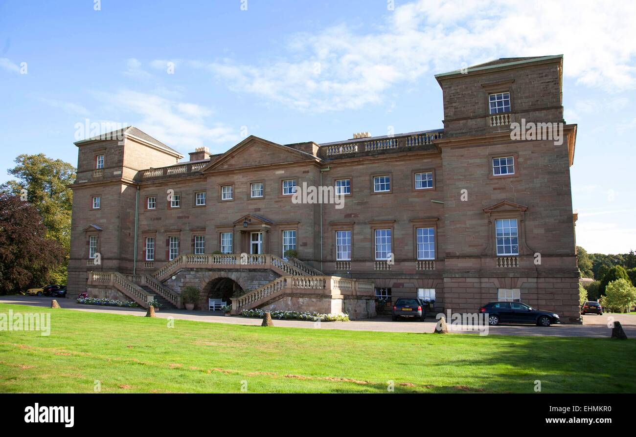 Hagley Hall, Hagley, West Midlands, Foto Stock