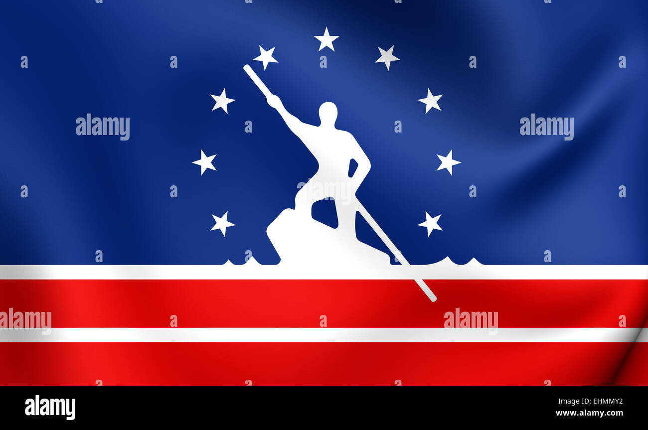 Bandiera di Richmond, Stati Uniti d'America. Close up. Foto Stock