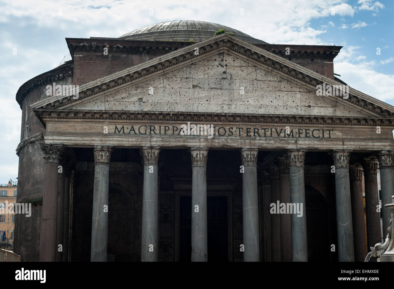 Il Pantheon, Piazza della Rotonda, Roma, lazio, Italy. Foto Stock