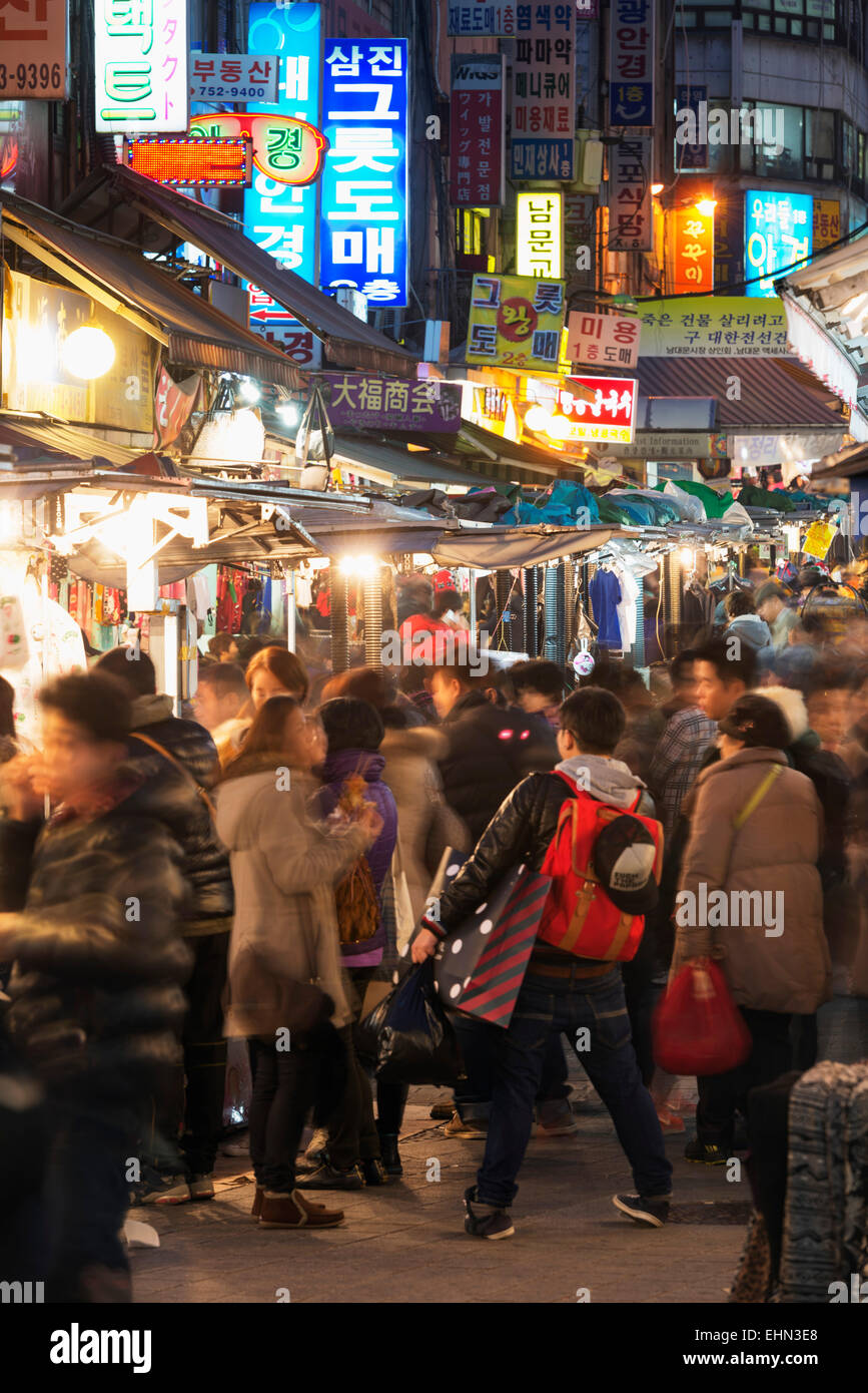 Asia, Repubblica di Corea, Corea del Sud, Seoul, mercato Nandaemun Foto Stock