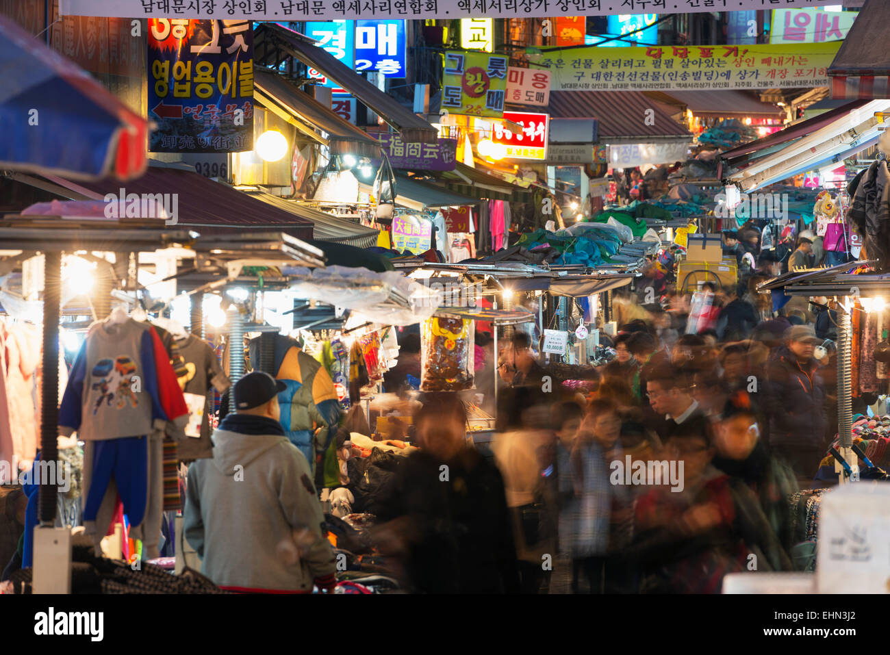 Asia, Repubblica di Corea, Corea del Sud, Seoul, mercato Nandaemun Foto Stock