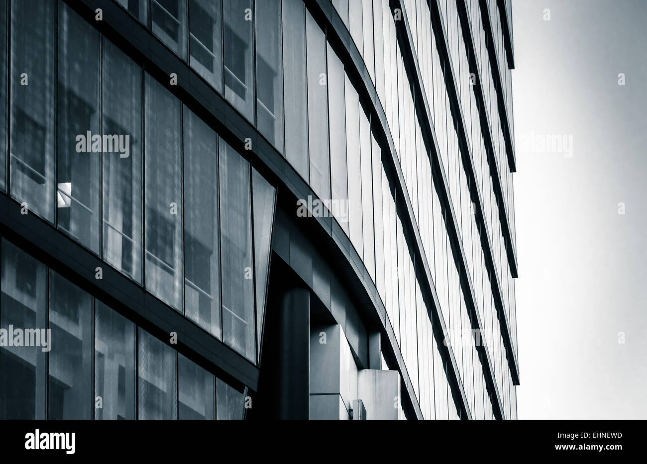 I dettagli architettonici della moderna banca WSFS edificio nel centro di Wilmington, Delaware. Foto Stock