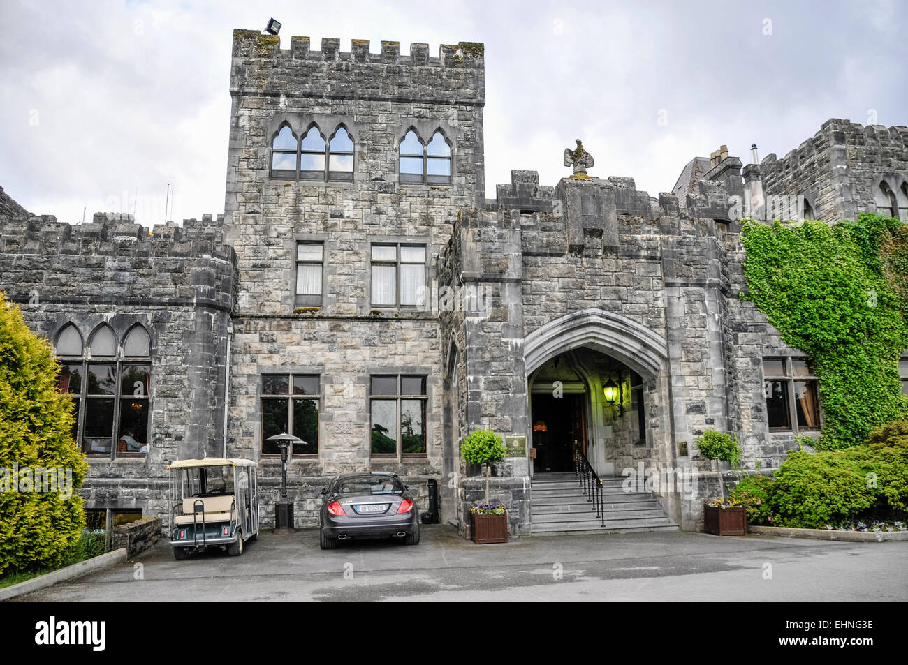 Ashford Castle, nella contea di Mayo Foto Stock