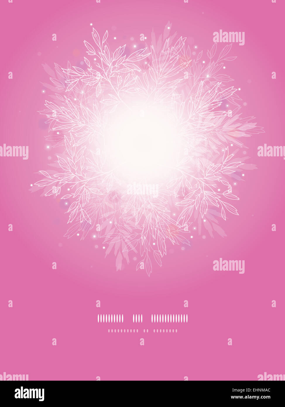 Rami rosa sunburst modello verticale sullo sfondo Foto Stock