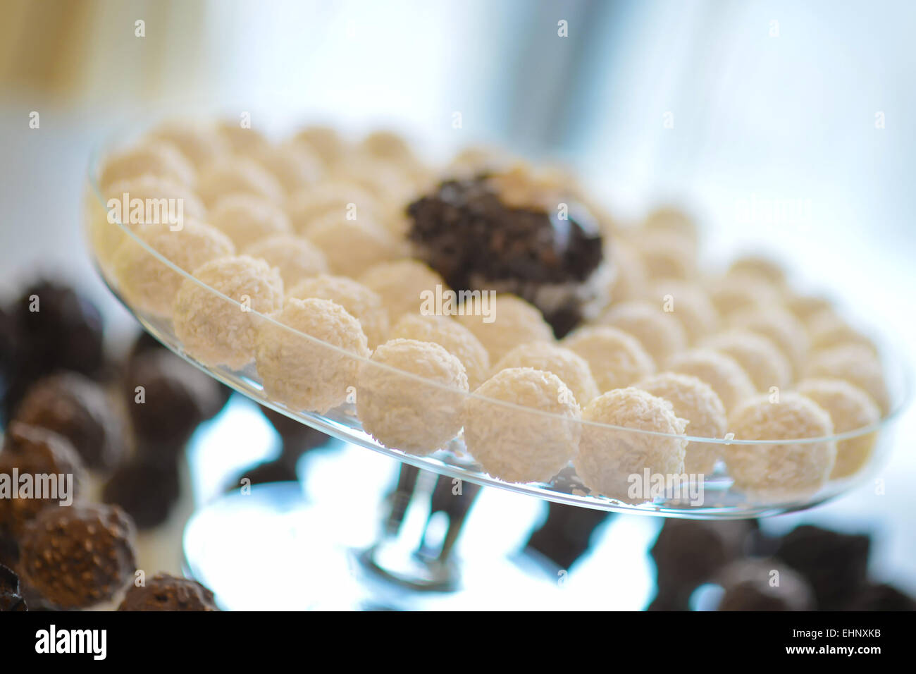 Torte al cioccolato Foto Stock