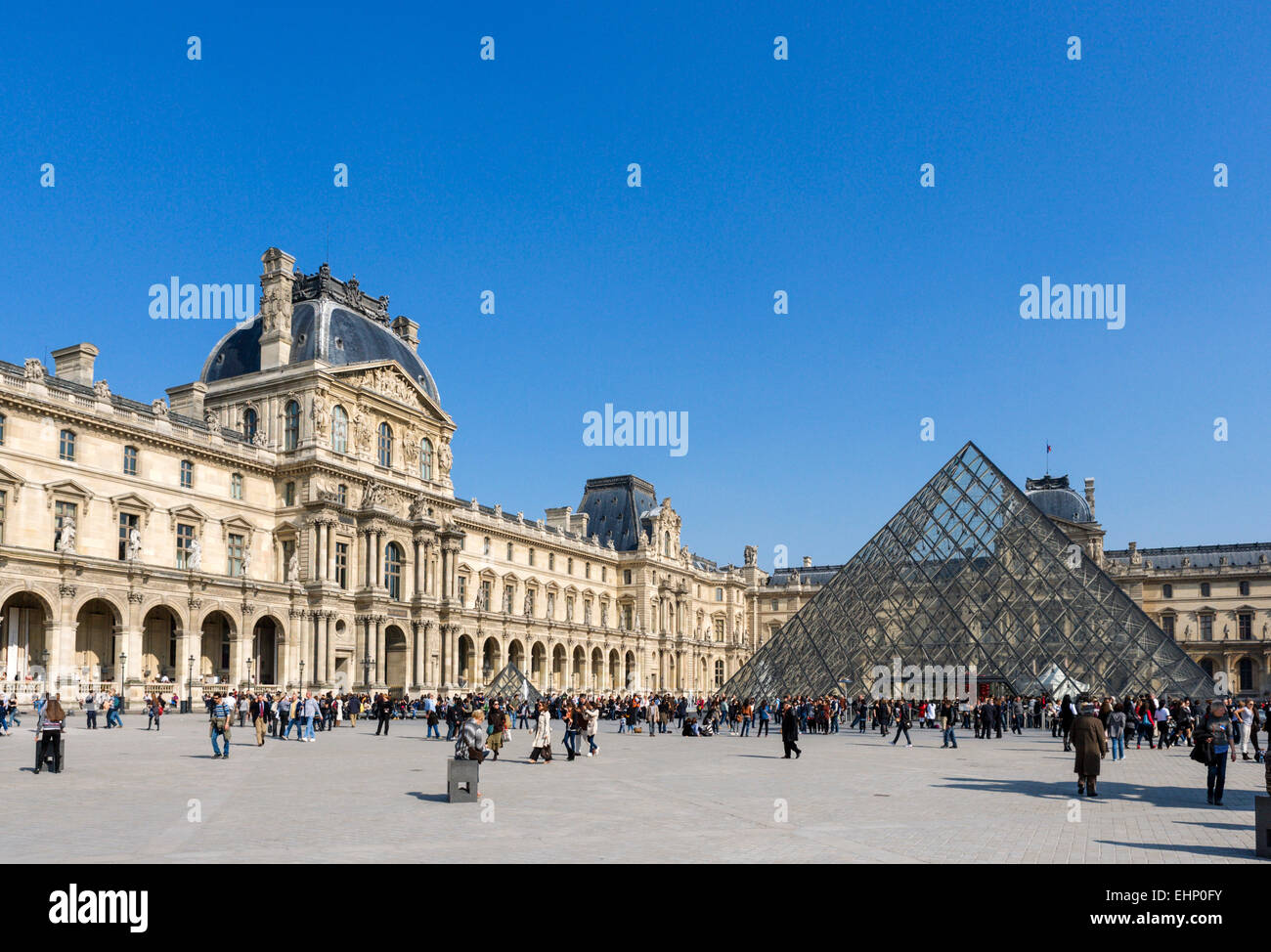 Louvre di Parigi. Musee du Louvre, Parigi, Francia Foto Stock