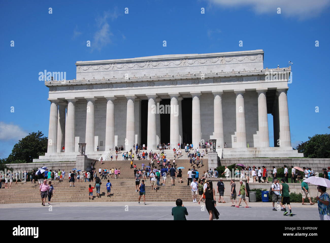 Lincoln Memorial Washington D.C. Foto Stock