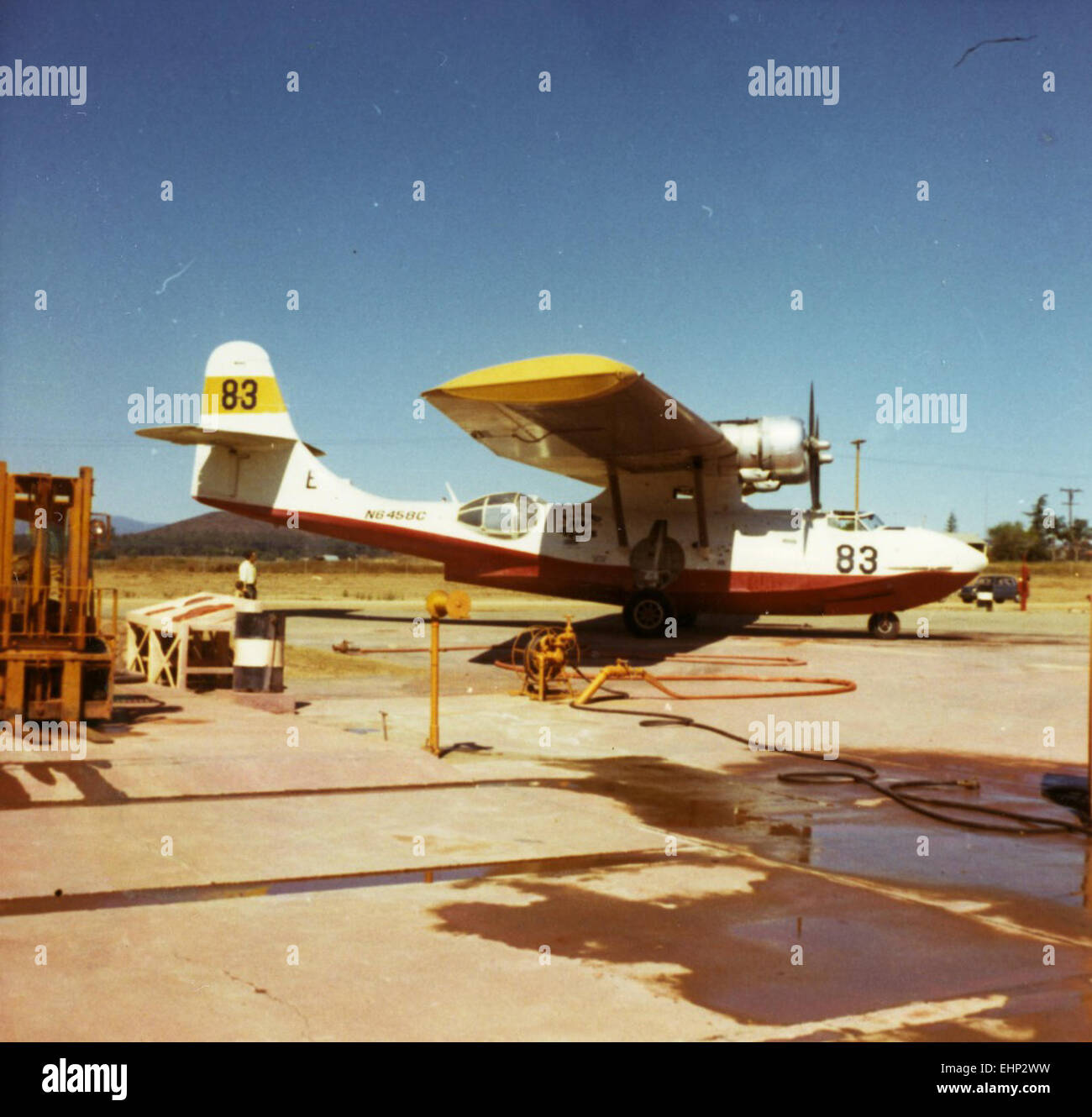 Diritto consolidato costruttiva PBY-6A N6458C Hemet 1968 Foto Stock