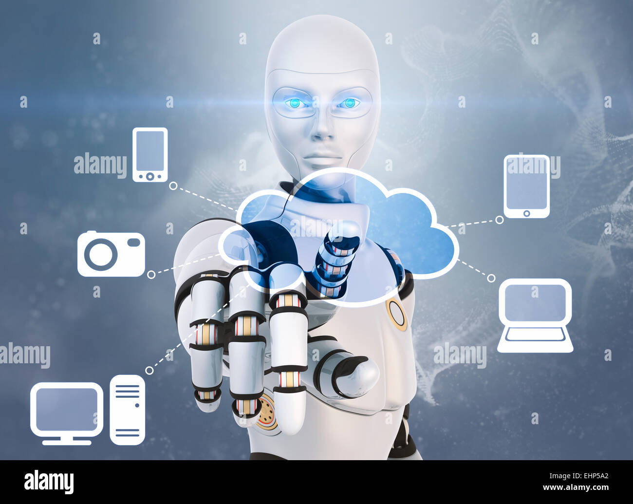 Il cloud computing concept Foto Stock