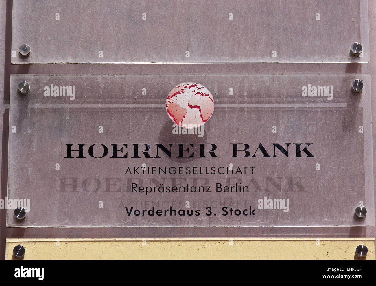 Banca Hoerner Foto Stock