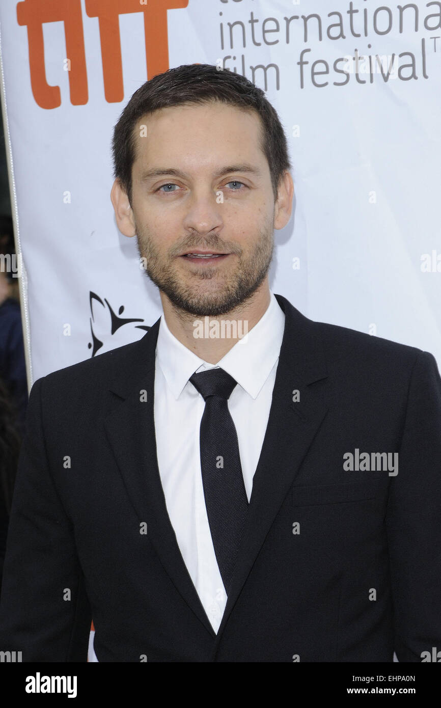 2014 Toronto International Film Festival - "pedina sacrificio' - Premiere con: Tobey Maguire dove: Toronto, Canada quando: 12 Set 2014 Foto Stock