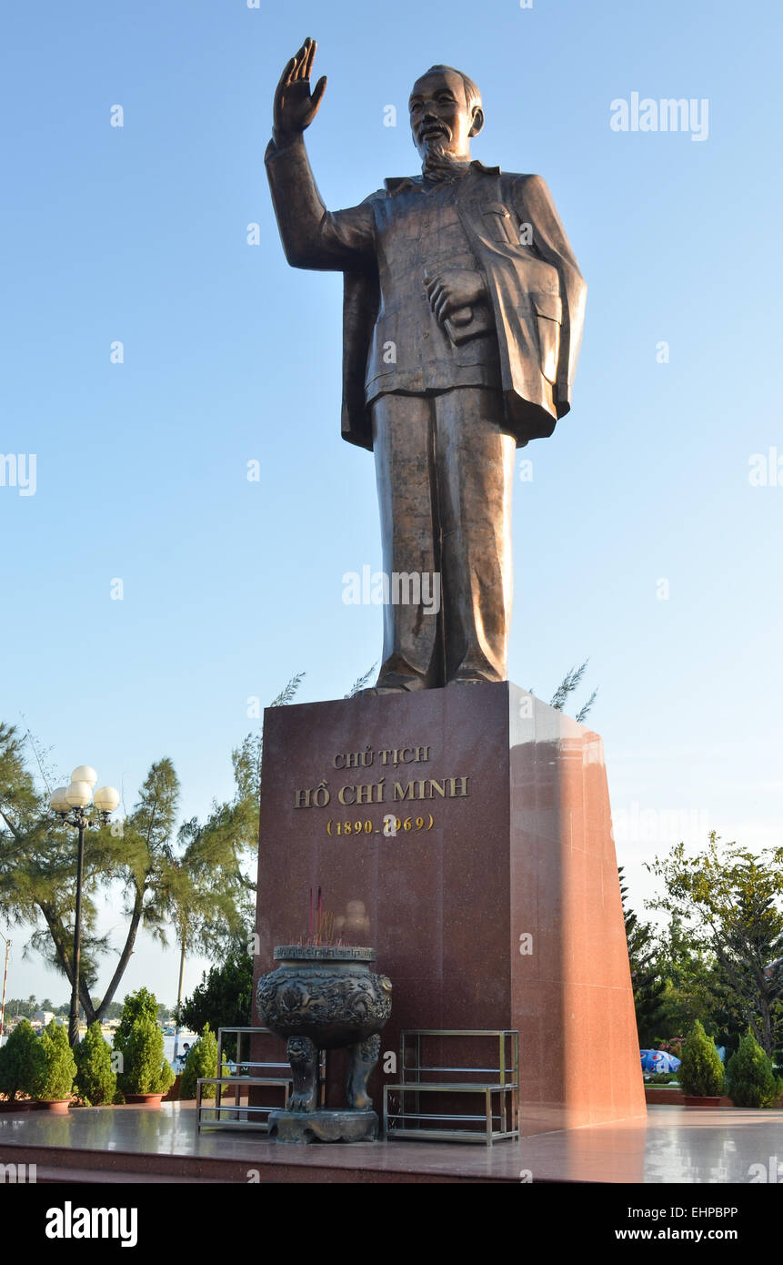 Statua di Ho Chi Minh Foto Stock