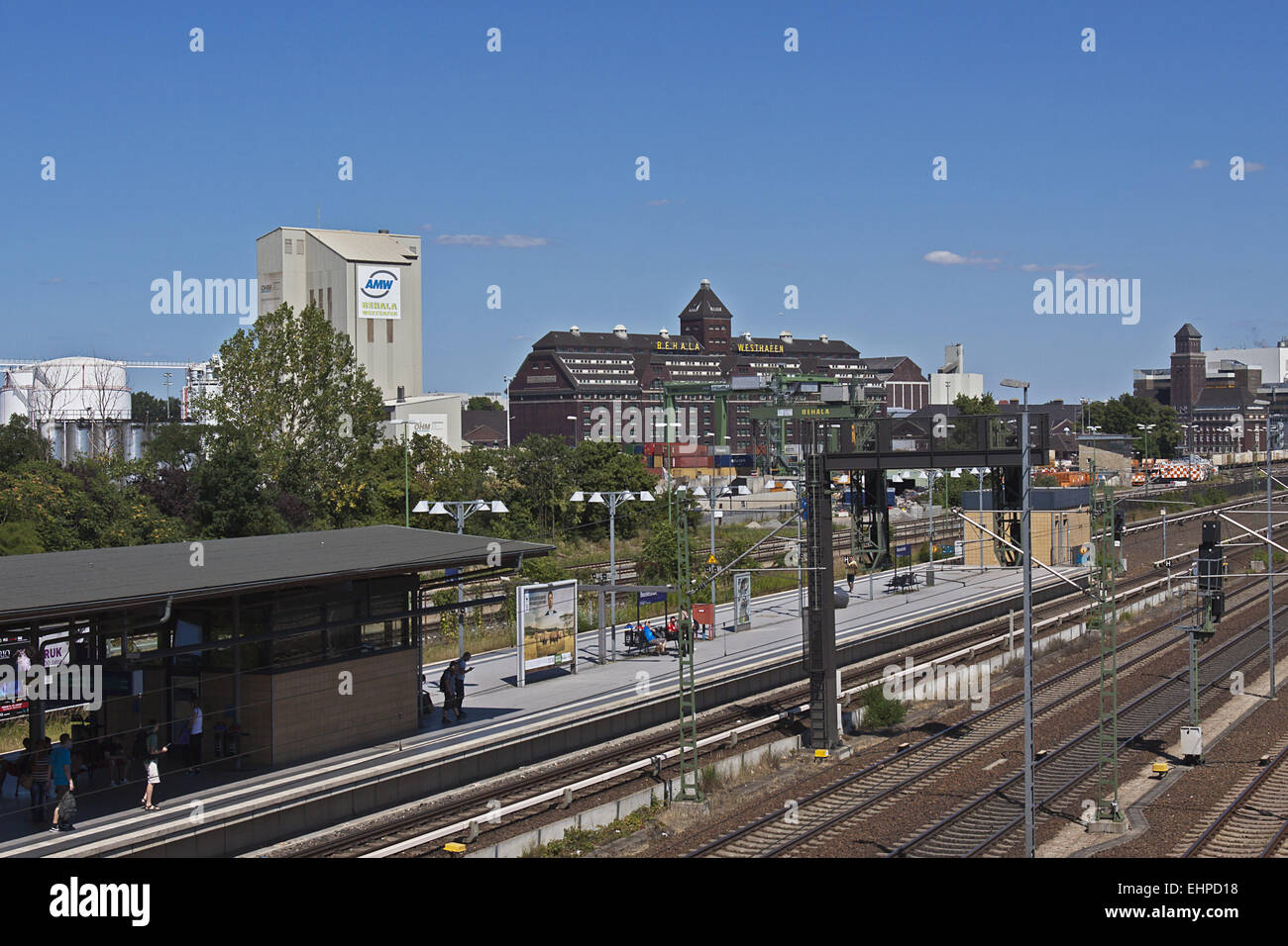 Stazione ferroviaria Foto Stock