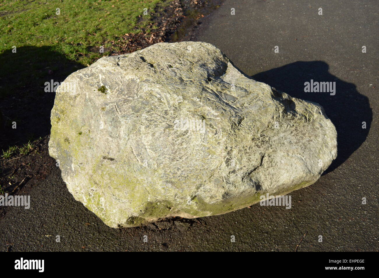 grande pietra Foto Stock