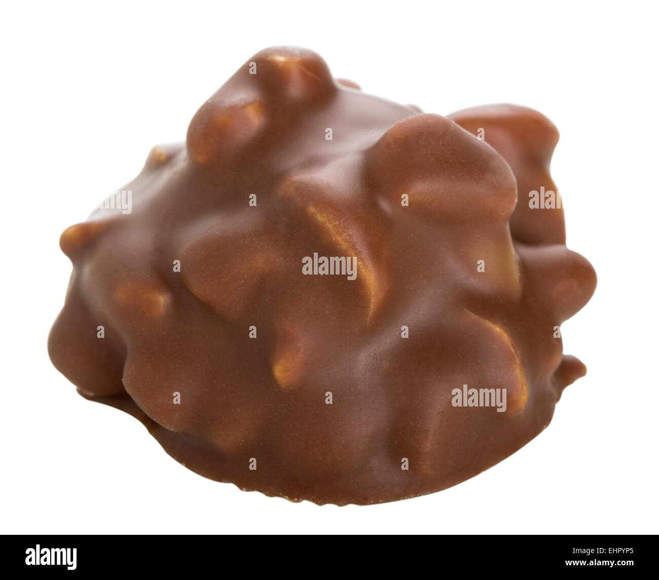 Una scatola di cioccolatini isolate su sfondo bianco Foto Stock