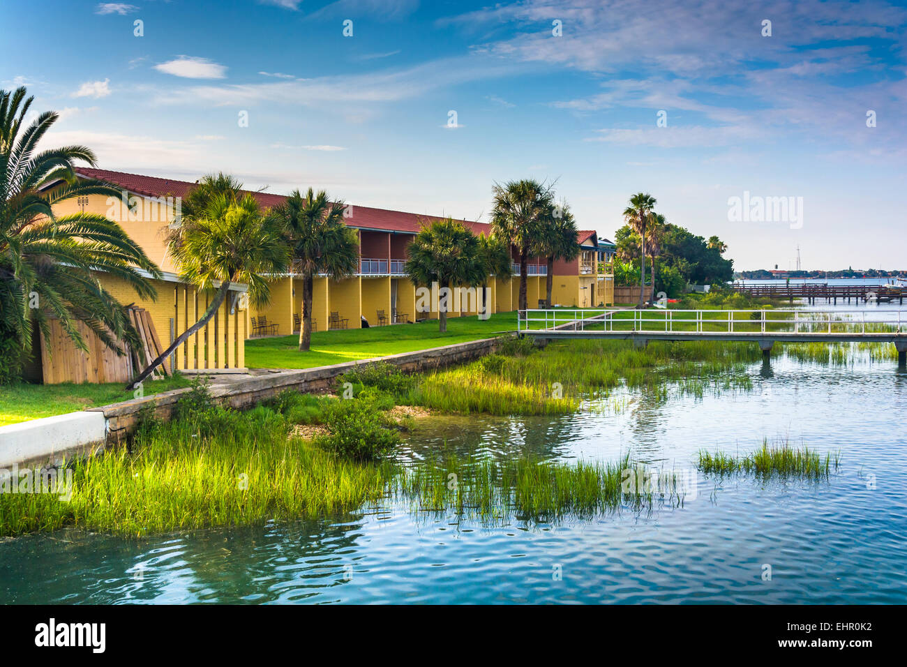 L'ancoraggio Inn, in Sant'Agostino, Florida. Foto Stock