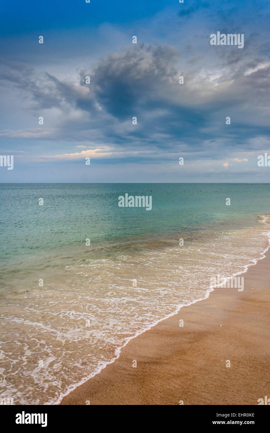 L'Oceano Atlantico in Vilano Beach, Florida. Foto Stock