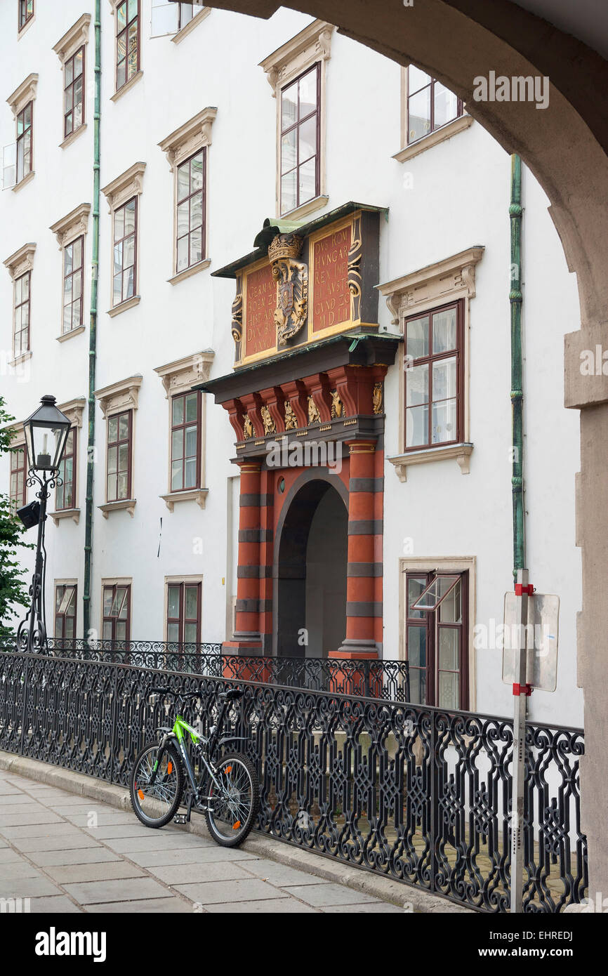 Swiss Gate, Hofburg di Vienna Foto Stock