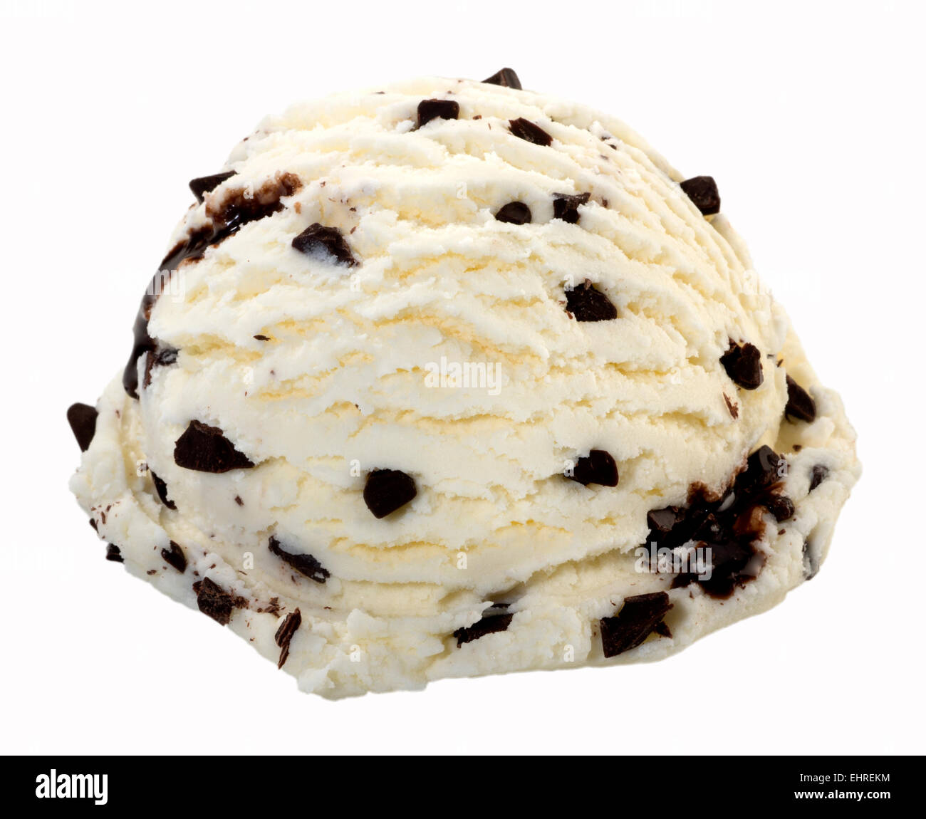 Stracciatella Gelato(+percorso di clipping) Foto Stock