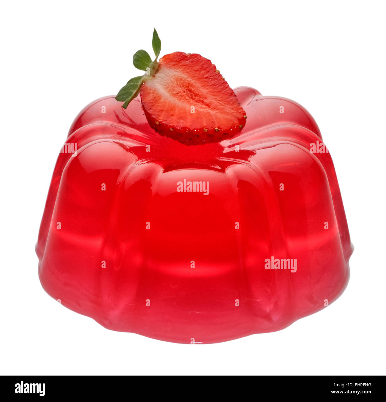 Strawberry jelly(+percorso di clipping) Foto Stock