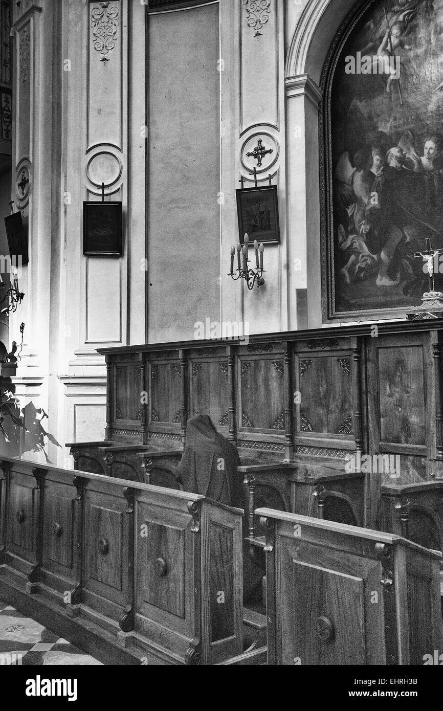 San Giovanni chiesa barocca in Ragusa Hybla, Sicilia Foto Stock