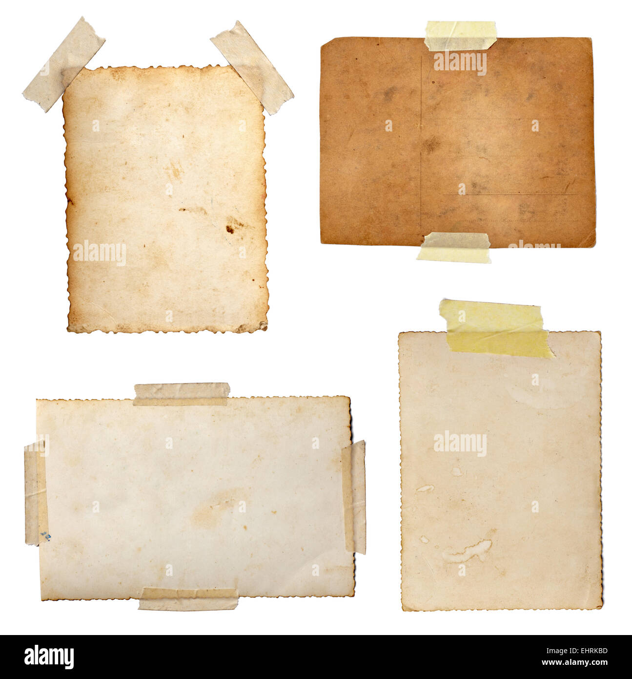 Cartolina e la pellicola istante vintage Foto Stock