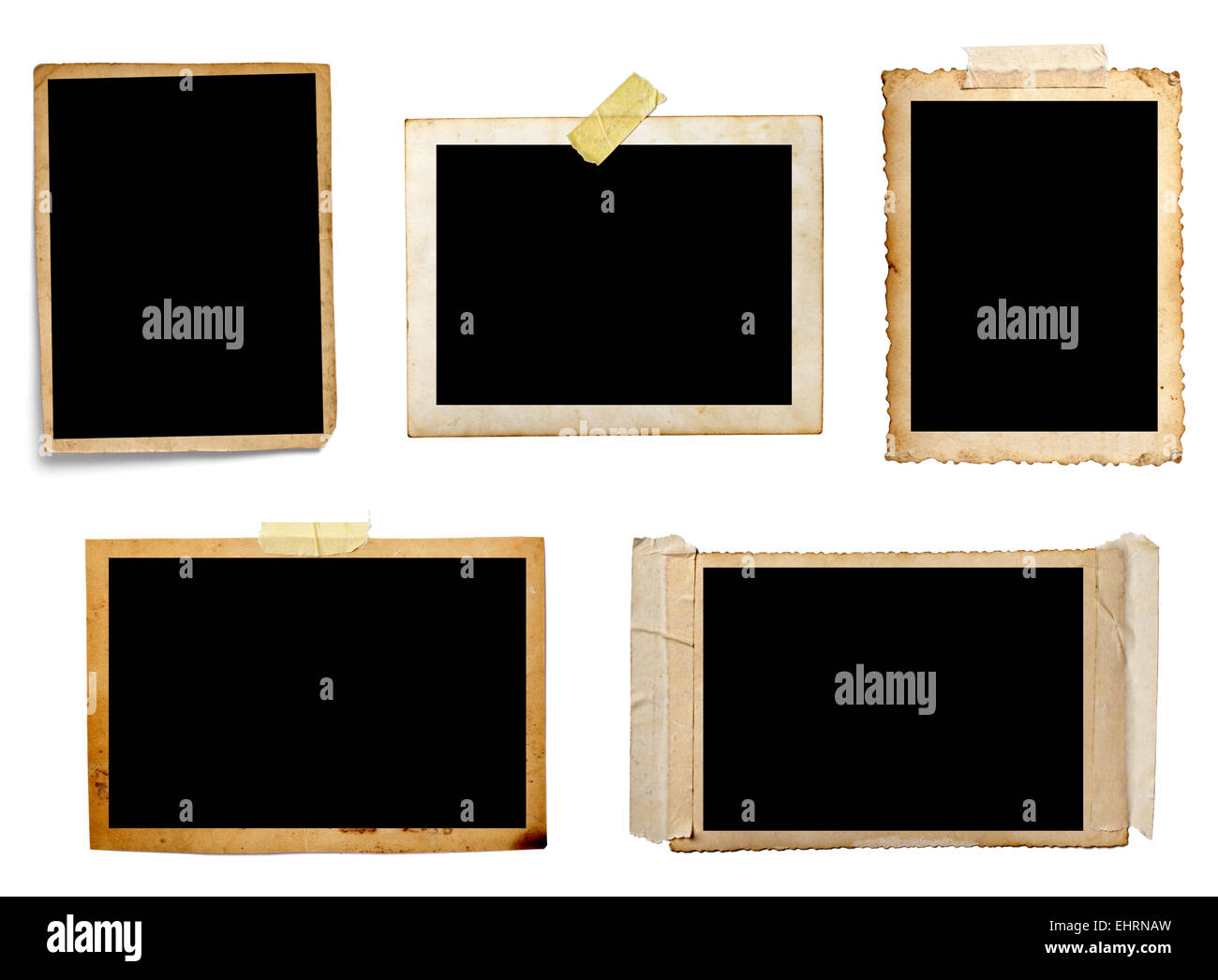 Cartolina e la pellicola istante vintage Foto Stock